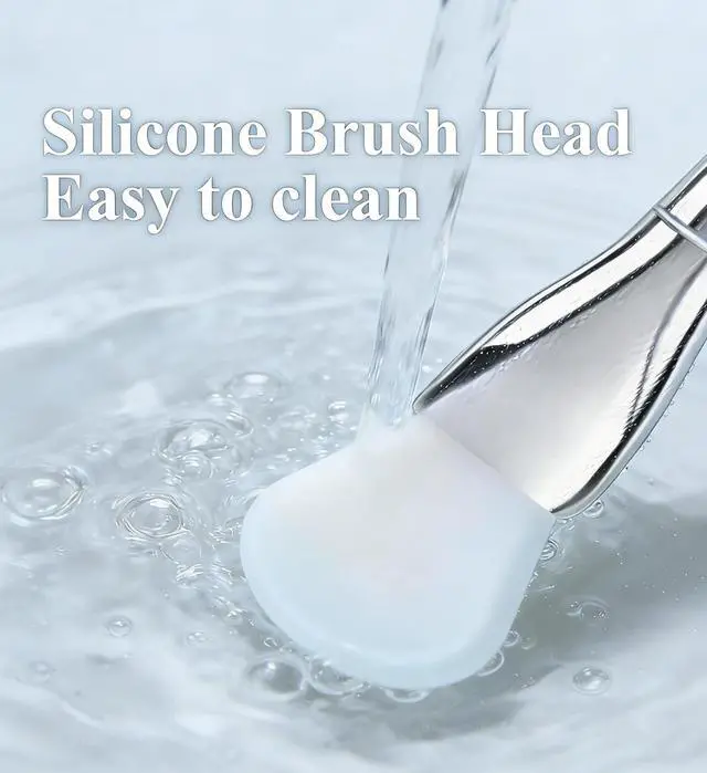 Alt view image 4 of 6 - Silicone Mask Brush Applicator for Face Even Coverage Tool Durable Beauty Spatula Easy to Clean Korean Beauty Skincare Accessory