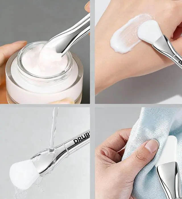 Alt view image 5 of 6 - Silicone Mask Brush Applicator for Face Even Coverage Tool Durable Beauty Spatula Easy to Clean Korean Beauty Skincare Accessory