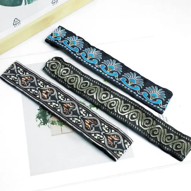 Alt view image 4 of 6 - 3Pcs Elastic Woman Headbands,Adjustable Hairband,Hair Bands,Stretchy Hair Headbands,Classic Fashion Headdress Accessories for Women Sport Yoga Work Makeup