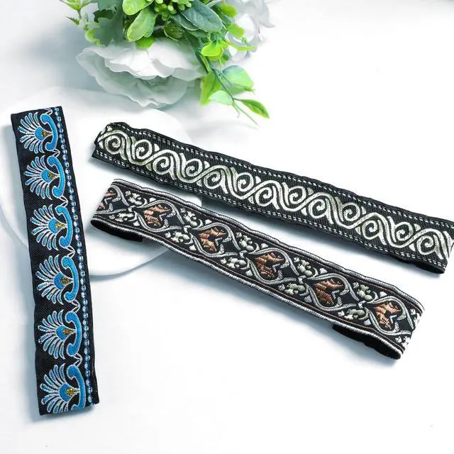 Alt view image 5 of 6 - 3Pcs Elastic Woman Headbands,Adjustable Hairband,Hair Bands,Stretchy Hair Headbands,Classic Fashion Headdress Accessories for Women Sport Yoga Work Makeup