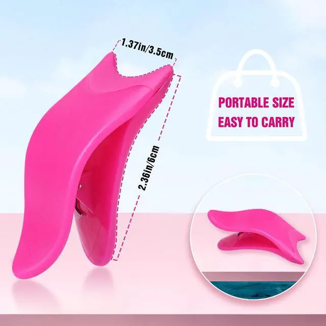 Alt view image 2 of 7 - False Eyelashes Applicator Tool Lashes Clip for Beginners Easy to Apply Eyelashes Daily Use Buddy Tool Pinzas para Pestañas (Plum)