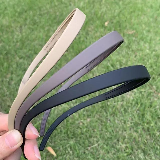 Alt view image 7 of 7 - TOBATOBA Flex No Pressure Headbands, Headbands for Glasses Wearers, Sunglasses Headband Comfortable No Headache Headband, Matte Plastic Hair bands with Teeth, Non Slip for Women Girls
