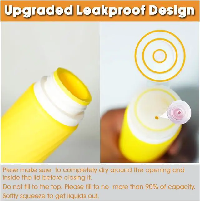 Alt view image 5 of 6 - Laxen 5 Pack Travel Bottles for Toiletries with Clear Bag, Leak Proof, Refillable, TSA Approved Silicone Travel Containers for Shampoo and Conditioner, Travel Essentials Toiletry Bottles
