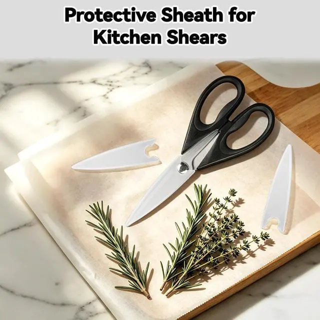 Alt view image 2 of 4 - TERPINK 3 Packs Protective Sheath Compatible with KitchenAid Shears | Protective Guard for Scissors, Plastic Cover Sleeves Protector for Kitchen Storage Rust Resistant