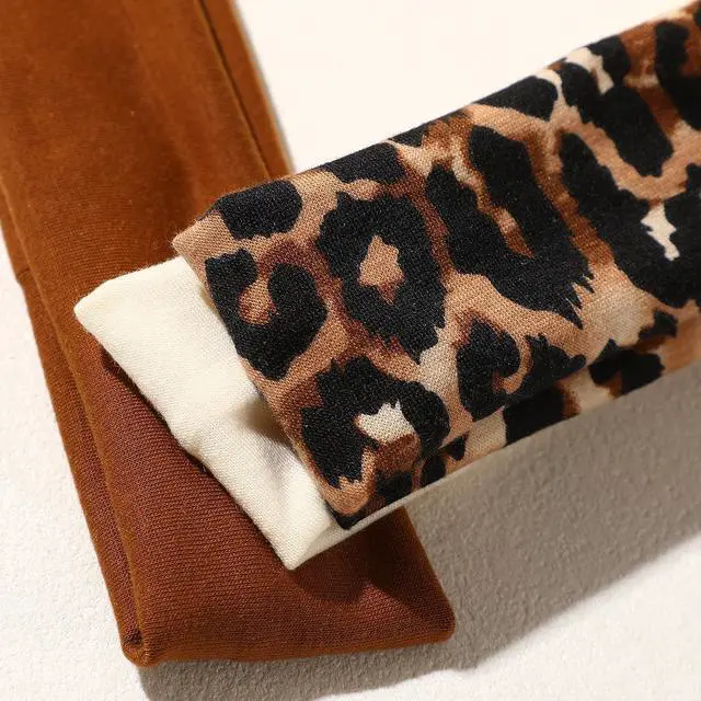 Alt view image 7 of 7 - 5PCS Animal Print Pattern Headband, Fashion Hair Accessories, Hair Band for Women, Stylish Hair Accessory (brown)