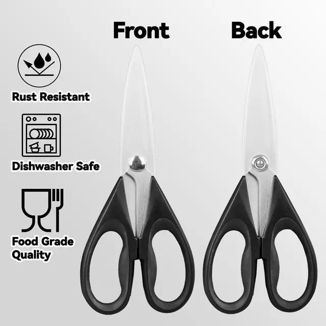 Alt view image 4 of 4 - TERPINK 3 Packs Protective Sheath Compatible with KitchenAid Shears | Protective Guard for Scissors, Plastic Cover Sleeves Protector for Kitchen Storage Rust Resistant
