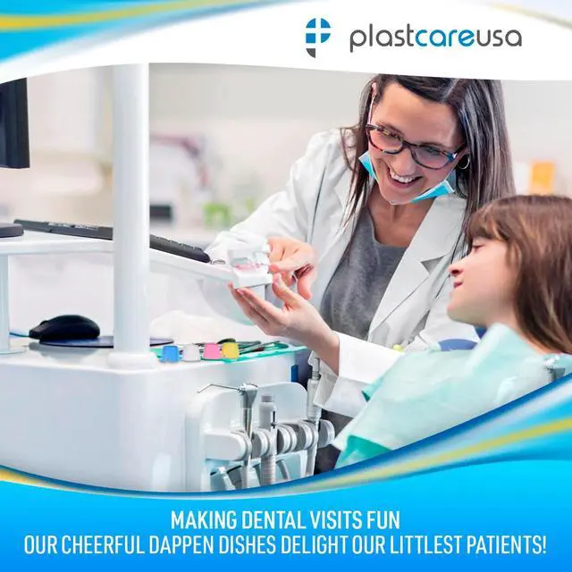 Alt view image 6 of 7 - 200 PlastCare USA Assorted Dappen Dish, Disposable Small Plastic Containers Liquid Bowls for Dental and Nail Procedures