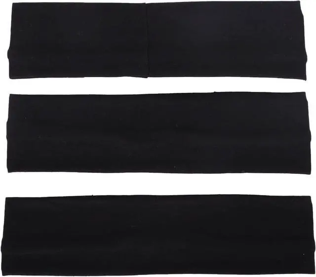 Alt view image 3 of 4 - MapofBeauty 3 Pack Yoga Headbands Cotton Head Band Hairwarp | Stretchy Headbands, for Sports Running Exercise Gym