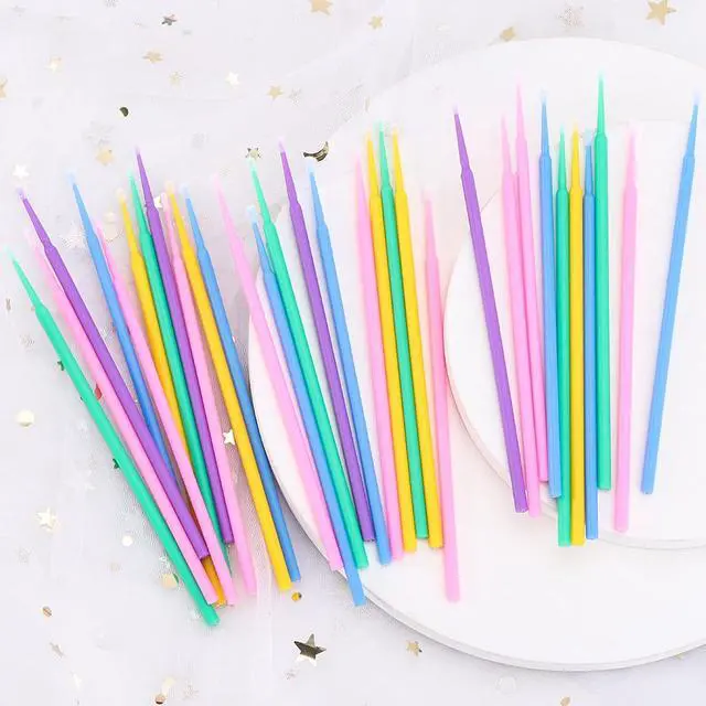 Alt view image 7 of 7 - 500 Pcs Micro Applicator Brush, Micro Swabs, Disposable Eye Lashes Mascara Wands for Eyelash Extension Tbestmax