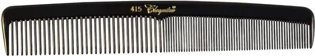 Alt view image 2 of 2 - KREST COMBS Cleopatra Series 7 inch Round Back Finger Waver Comb Black (Pack of 12) (Model: 415)