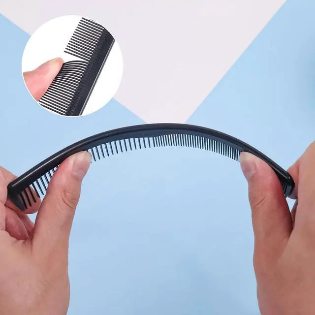 Alt view image 5 of 7 - Disposable Combs in Bulk Widen & Fine Straight Comb (7in x 4in, Count, 50) | Individually Wrapped Hair Combs for Women Men Long Handle Beauty Combs for Homeless, Hotel, Nursing Home