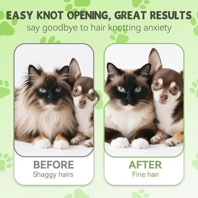 Alt view image 4 of 6 - Flea Comb for Cats & Dogs Brush for Shedding Self Cleaning Pet Comb Lice Comb with Long & Short Stainless Steel Teeth Pet Hair Removal Tool 2026