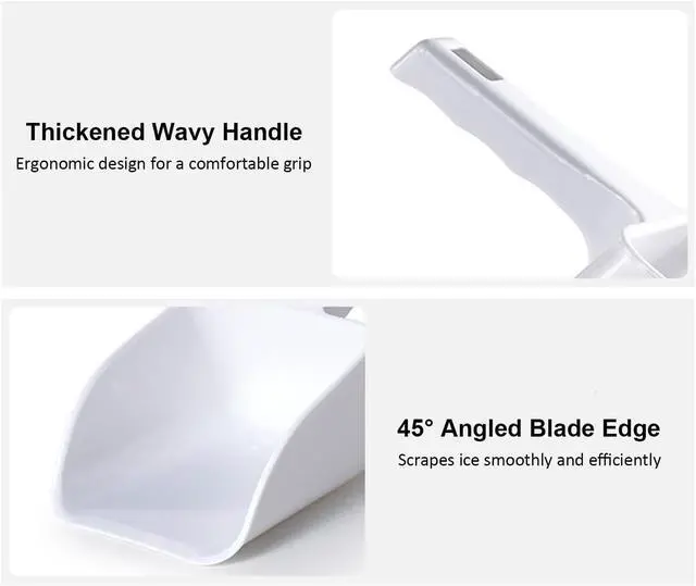 Alt view image 4 of 7 - Ice Scoop 16 OZ, Super Durable, Food Grade PP ice Scooper, Small Kitchen Scoops for Ice Maker Machine Popcorn Coffee Beans Flour