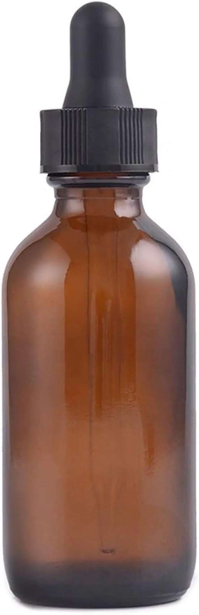 Alt view image 4 of 6 - VIGOR PATH 2-Pack Amber Glass Dropper Bottles - Complete with Tapered Glass Droppers for Essential Oil or Any Liquids (2oz/60ml)