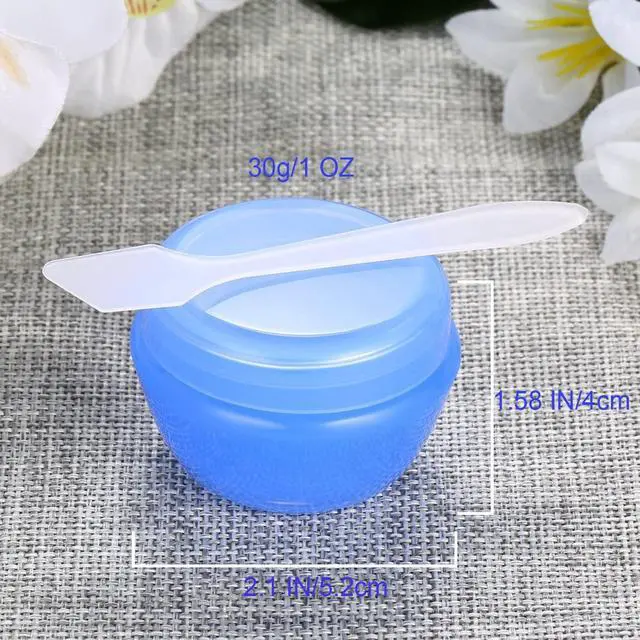 Alt view image 6 of 7 - Travel Accessories Toiletry Containers 1 oz for Cream, 6 Pack | Plastic Little Jars for Creams, Compact Travel Size Containers with Leak proof Lids for Body Cream, 30g/1 oz Per Pack