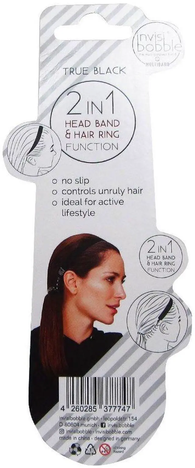 Alt view image 3 of 3 - Invisibobble MULTIBAND True Black