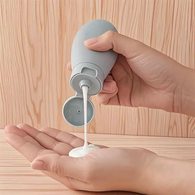 Alt view image 7 of 7 - 21 PCS Refillable Toiletry Bottles with Toiletry Bag for Travel Containers Empty Squeeze Leakproof Accessories for Toiletries Shampoo Lotion Body Wash (BPA Free)