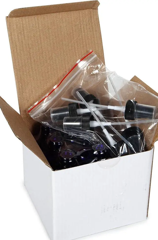 Alt view image 4 of 5 - Vivaplex 6, Cobalt Blue, 2 oz Glass Bottles, with Black Fine Mist Sprayers