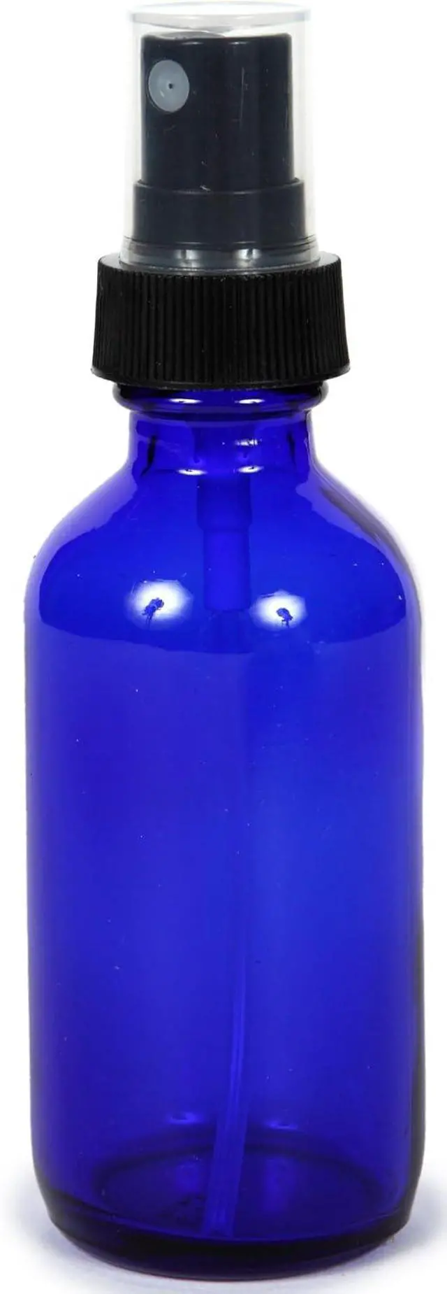 Alt view image 5 of 5 - Vivaplex 6, Cobalt Blue, 2 oz Glass Bottles, with Black Fine Mist Sprayers