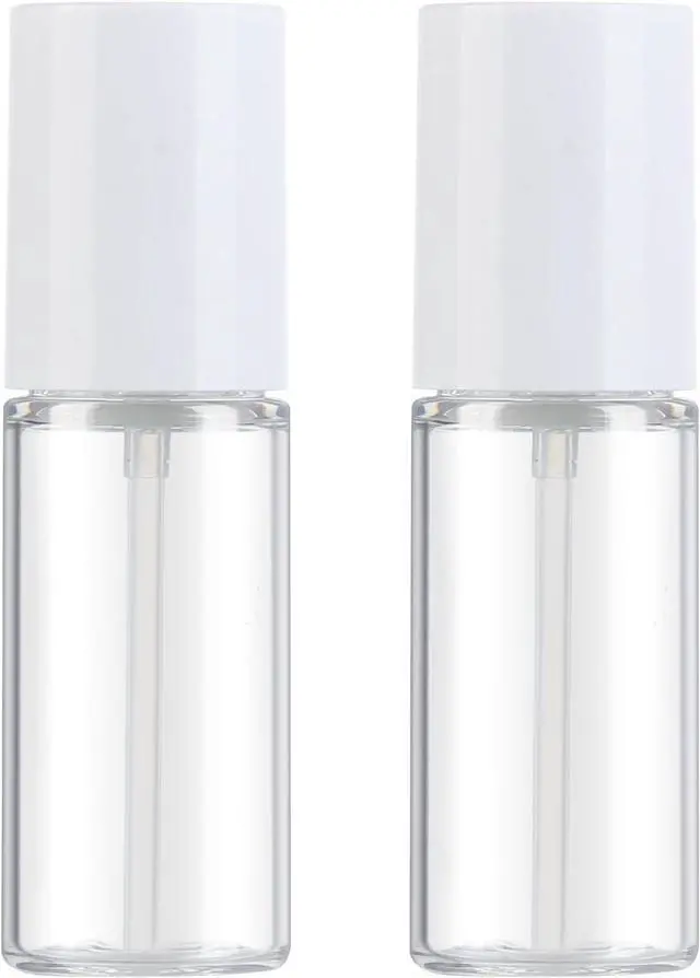 Main image of Boenoea Small Pump Bottle 1.7oz/50ml Travel Cosmetic CreamPump Bottles Empty Pump Dispenser for Shampoo Lotion and Cream 2 Pack Clear