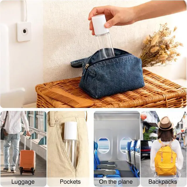 Alt view image 7 of 7 - Boenoea Small Pump Bottle 1.7oz/50ml Travel Cosmetic CreamPump Bottles Empty Pump Dispenser for Shampoo Lotion and Cream 2 Pack Clear
