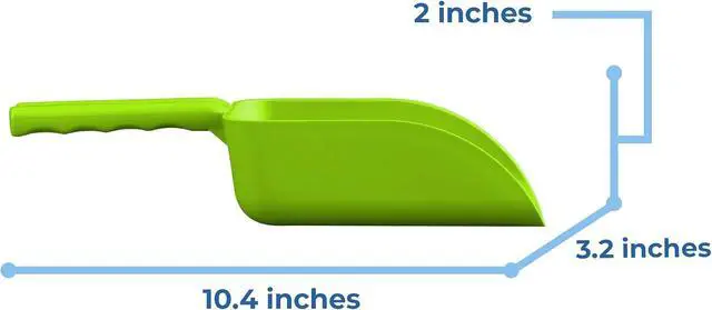 Alt view image 2 of 7 - Vikan Remco 630077 Color-Coded Plastic Hand Scoop - BPA-Free Food-Safe Kitchen Utensils, Restaurant and Food Service Supplies, 16 oz, Lime