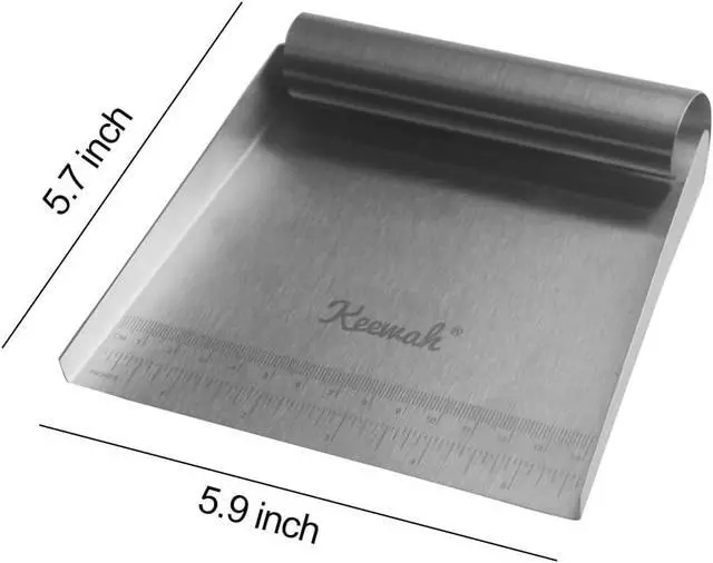 Alt view image 2 of 5 - Keewah Food Scoop, 5.9 x 5.7 inch, Stainless Steel