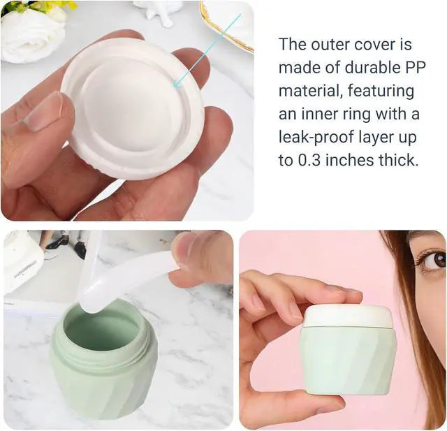 Alt view image 6 of 7 - 11 Pack Travel Bottles for Toiletries, TSA Approved 3oz Leak Proof Refillable Silicone Squeezable Containers Kit for Shampoo Lotion Conditioner with Toiletry Bag