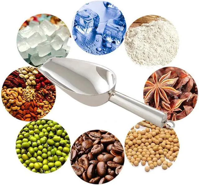Alt view image 7 of 7 - Stainless Steel Ice Scoop for Freezer | Smal Metal Ice Scoop for Ice Machine,Ice Cube Scoop for Ice Freezer Bin,8 Oz,Heavy Duty,Dishwasher Safe