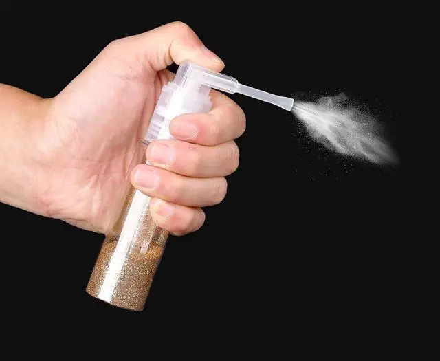 Alt view image 7 of 7 - KALIONE 60ml Powder Spray Bottle, Reusable Detachable Travel Spray Bottle, Barber Accessories for Hair Fiber Barber Shop Home Beauty Multi-Purpose
