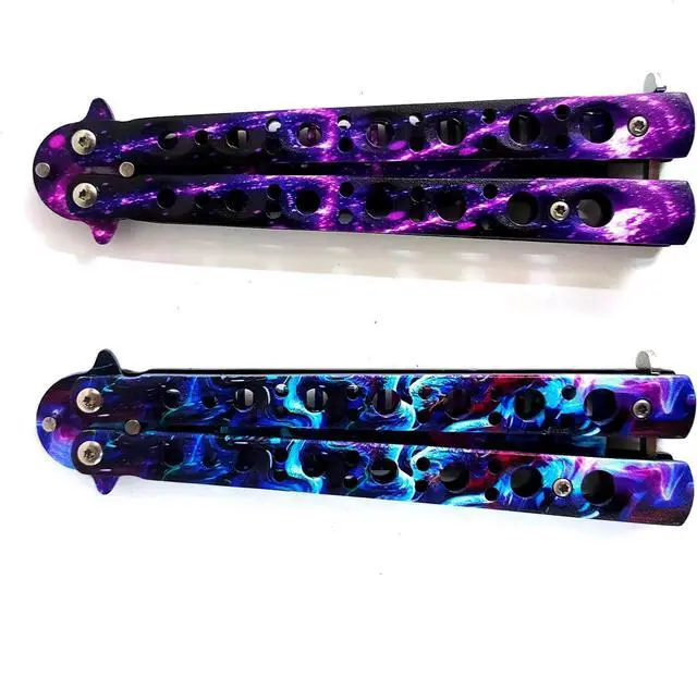 Alt view image 2 of 7 - WANLIAN Beautiful Comb,Beautiful Comb Stainless Steel Folding Practice Combs Hair Styling Tools for Sport Outdoor Use (NO.15)