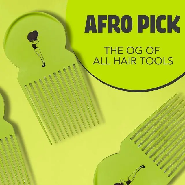 Alt view image 6 of 7 - Pardon My Fro Afro Hair Pick For Men Women Thick Textured Hair 9.25 Inches | Lightweight Durable Tool With Detangling Design, Smooth Styling For Braids Dreads Wavy Hair And Reduces Frizz Effectively.