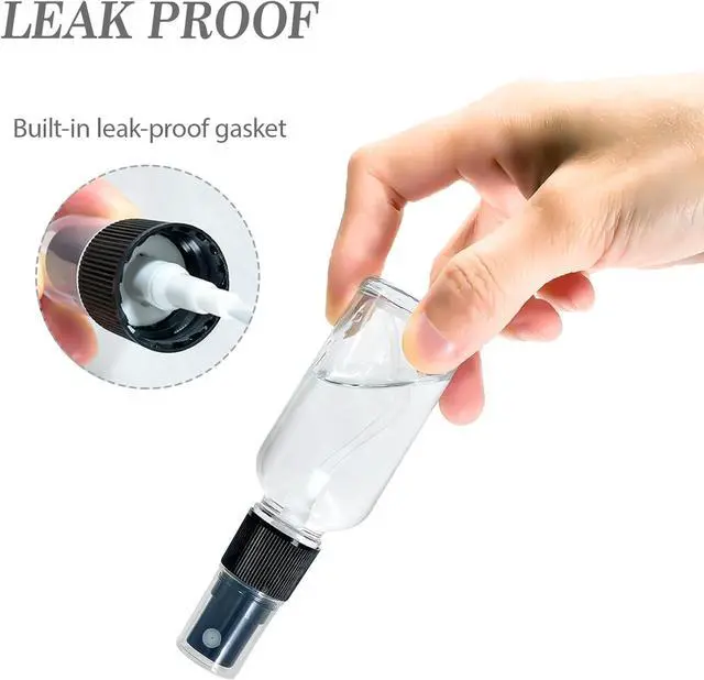 Alt view image 3 of 7 - 1 oz Glass Spray Bottles,Small Empty Fine Mist Refillable Travel Spray Bottle for Cleaning,Perfume,Aromatherapy,Cosmetic Sprays,Hair,Essential Oils with Fine Mist Dispenser3 Pack