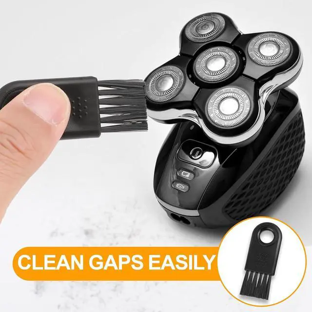 Alt view image 7 of 7 - 8 PCS Shaver Cleaning Brush Set for Electric Hair Clippers Black Shaver Nylon Brush Cleaning Electric Shaver Brushs Nylon Hair Brushs Set Hair Remover for Household Cleanings