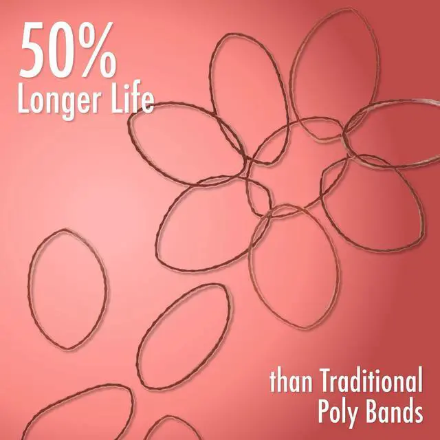 Alt view image 7 of 7 - Goody Ouchless Womens Polyband Elastic Hair Tie, 150 Count, Brown, Fine Hair Accessories, Style with Ease and Keep Your Hair Secured, Perfect for Fun and Unique Hairstyles, Pain-Free