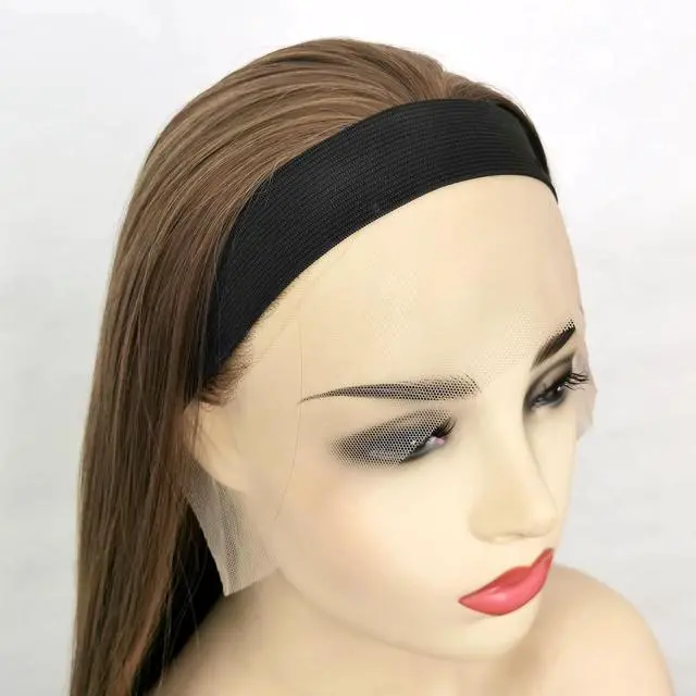 Alt view image 5 of 7 - 3 Pcs Elastic Wig Band for Melting Lace Wig Edge Bands | No Slip Adjustable Length Velcro Fastener Soft and Breathable Wig Securing Accessories