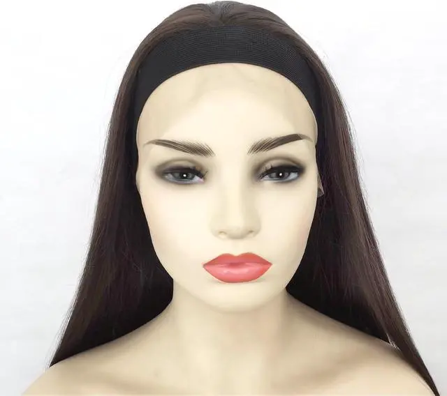 Alt view image 4 of 7 - 3 Pcs Elastic Wig Band for Melting Lace Wig Edge Bands | No Slip Adjustable Length Velcro Fastener Soft and Breathable Wig Securing Accessories