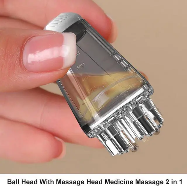 Alt view image 4 of 7 - Scalp Applicator Comb for Hair Growth, 6ML Hair Oil Applicator Scalp Massager Hairs Root Comb Applicators Bottle for Essential Oil Hairs Treatment,2.17 x 0.98inch,Grey
