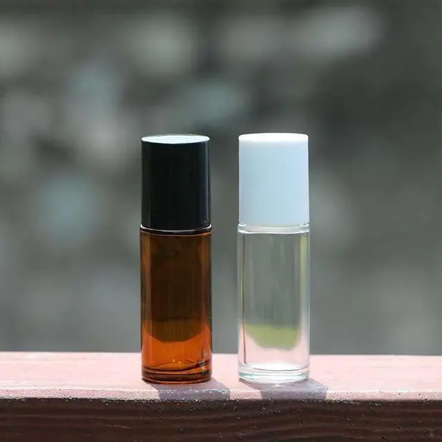 Alt view image 6 of 7 - 2Pcs Brown 30ml Glass Essential Oil Roller Bottles Refillable Roll on Bottles Empty Deodorant Bottle Containers Rollerball Beauty and Personal Care Tools for Fragrance Cosmetics