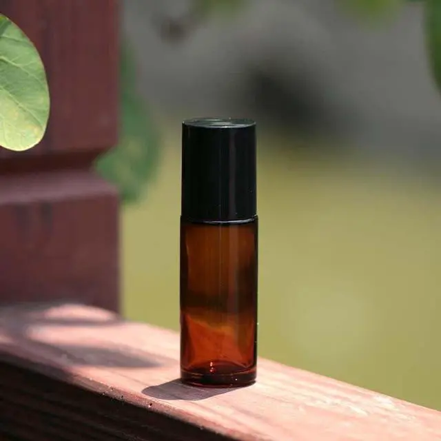 Alt view image 7 of 7 - 2Pcs Brown 30ml Glass Essential Oil Roller Bottles Refillable Roll on Bottles Empty Deodorant Bottle Containers Rollerball Beauty and Personal Care Tools for Fragrance Cosmetics