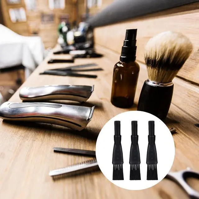 Alt view image 7 of 7 - 10 PCS Electric Shaver Cleaning Brush, Clipper Cleaner Brush Electric Razor Cleaner Brushes Black Double Sided Razor Brushes Replacement for Cleaning Razors Shaver Trimmer Hair Clipper Keyboard