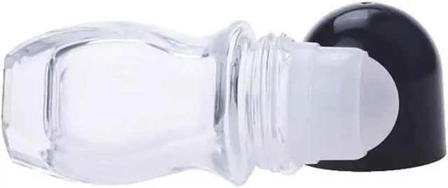 Alt view image 2 of 5 - Wresty Roll On Glass Bottles For Essential Oils,2 Pcs Deodorant Bottles Perfume Roller Bottles Empty Deodorant Containers Roller Ball Bottles For Fragrance Cosmetics (50ml/1.69Oz)