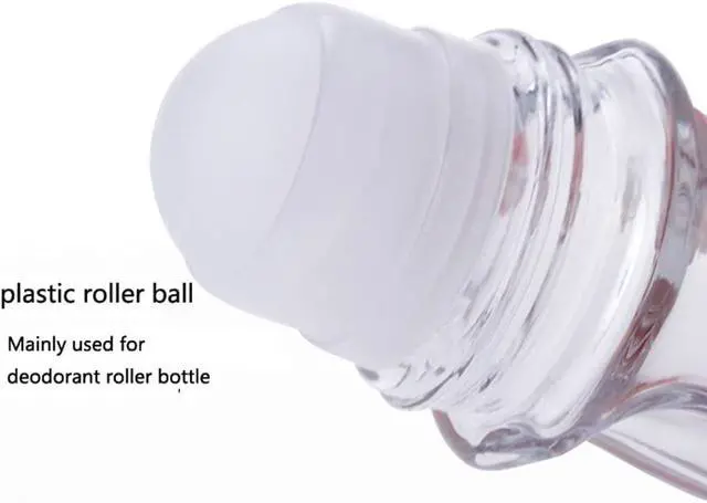 Alt view image 4 of 5 - Wresty Roll On Glass Bottles For Essential Oils,2 Pcs Deodorant Bottles Perfume Roller Bottles Empty Deodorant Containers Roller Ball Bottles For Fragrance Cosmetics (50ml/1.69Oz)