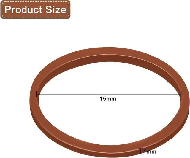 Alt view image 2 of 3 - Hicarer 1000 pcs Mini Rubber Hair Bands 1/2" Soft Elastic Bands for Woman Hair Braids Ponytails & Beards Small Dreadlocks, Wedding Hairstyle and More(1.5 cm,Dark Brown)