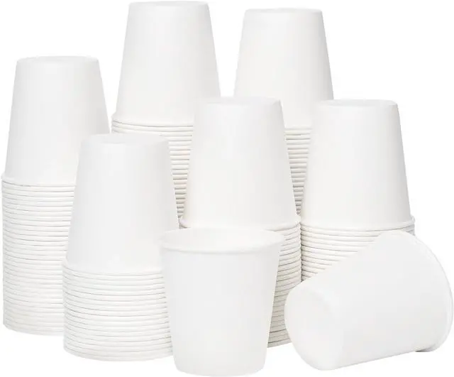 Main image of RACETOP 3 oz Bathroom Paper Cups, 200 Pack, Disposable Mouthwash Cups | Thickened Paper, Leak-proof, BPA-free, Small Paper Coffee Cups, Ideal for Bathroom, Daily Use, Taste Cups for Market