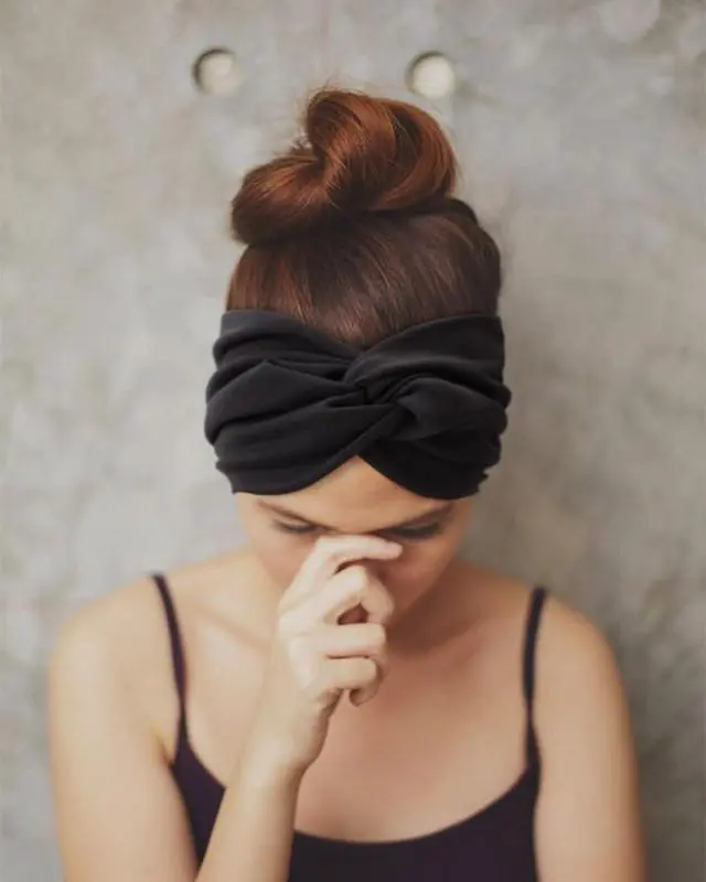Alt view image 3 of 7 - DRESHOW 6 Pack Extra Wide Headbands for Women Large Turban Headband Boho Head Wrap Elastic Hairbands Hair Twisted Knot Hair Accessories