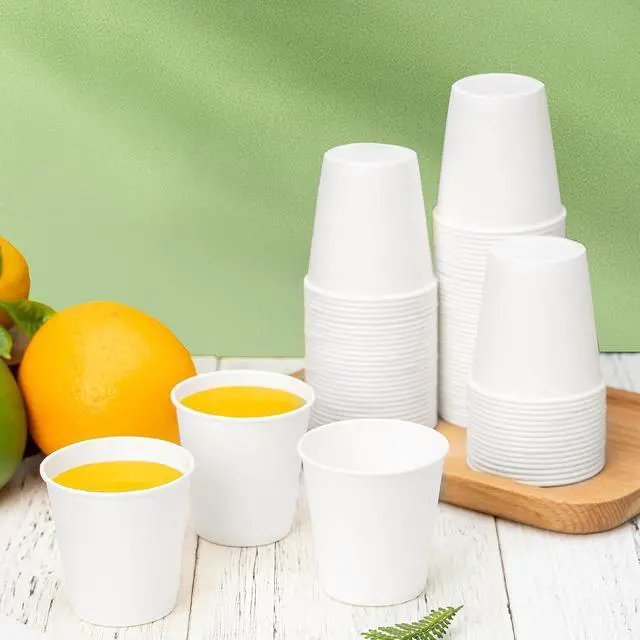 Alt view image 5 of 7 - RACETOP 3 oz Bathroom Paper Cups, 200 Pack, Disposable Mouthwash Cups | Thickened Paper, Leak-proof, BPA-free, Small Paper Coffee Cups, Ideal for Bathroom, Daily Use, Taste Cups for Market