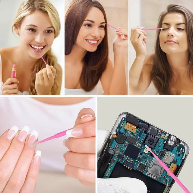 Alt view image 6 of 7 - Micro Brushes, Microswabs For Eyelash Extensions & Makeup, Lint Free Lip Micro Applicator Brush, Disposable Micro Swabs, Eye Lash Mascara Wands