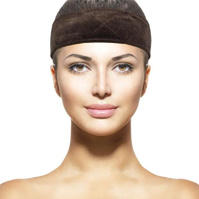 Alt view image 2 of 6 - 2 Pack Velvet Wig Band Head Hair Band Adjustable Fastern (Black and Brown) | Half Wig Headband Grip, Reinforced Headband for Women, Secure Fastener Holds Firmly in Place, Ideal for Daily Wear Styling