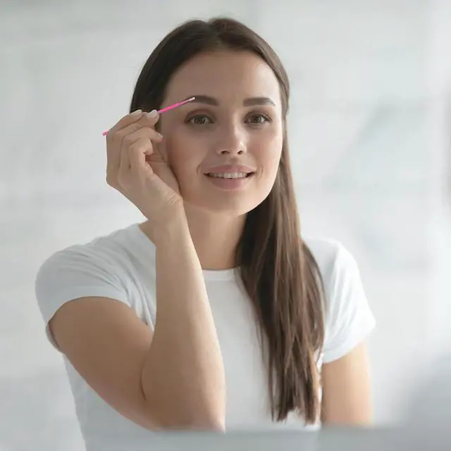 Alt view image 5 of 7 - Micro Brushes, Microswabs For Eyelash Extensions & Makeup, Lint Free Lip Micro Applicator Brush, Disposable Micro Swabs, Eye Lash Mascara Wands